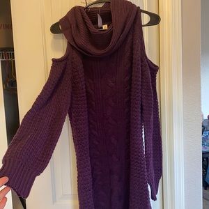 Turtleneck Sweater Dress